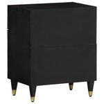 vidaXL Table de chevet 50x33x60 cm bois de manguier massif