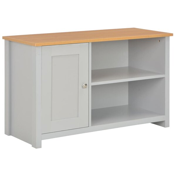 vidaXL Meuble TV Gris 95 x 39 x 58 cm
