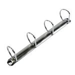Classeur Rembordé Pvc 4 Anneaux En D De 50mm En 3ème De Couverture - A4 Maxi - Couleurs Assorties - X 10 - Exacompta