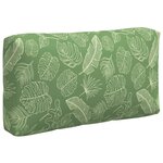 vidaXL Coussins de palette lot de 3 motif de feuilles tissu Oxford