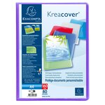 Protège-documents En Polypropylène Semi-rigide Kreacover® Chromaline 160 Vues - A4 - Couleurs Assorties - X 8 - Exacompta