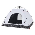 vidaXL Tente de camping 3 personnes tissu occultant libération rapide