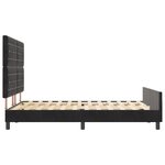Cadre de lit vidaXL Noir 160x200 cm Velours