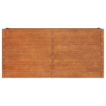 vidaXL Lit surélevé de jardin rouillé 160x40x77 cm acier corten