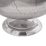 vidaXL Tasse Argent 62x35x33 cm Aluminium