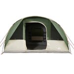 vidaXL Tente familiale tunnel 7 personnes vert imperméable