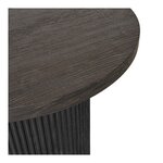 Table d'appoint marron foncé Ø 48 x 45 cm