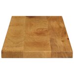vidaXL Dessus de table 90x30x2 5 cm rectangulaire bois massif manguier
