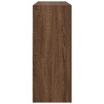 vidaXL Buffet Chêne Brun Bois d'ingénierie 116 x 30 x 75 cm Buffet