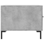 vidaXL Tables basses 2 Pièces gris béton 50x50x40 cm bois d'ingénierie