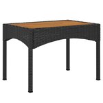 Salon de jardin meuble d'extérieur ensemble de mobilier 3 pièces avec coussins noir résine tressée 02_0015985