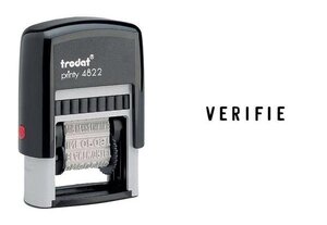 tampon à formules Printy 4822, pour comptabilité (FR) TRODAT