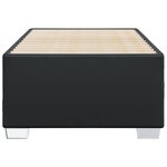 vidaXL Cadre de lit Noir 80x200 cm Similicuir
