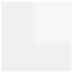 vidaXL Meuble TV mural Blanc brillant 30 5x30x30 cm