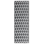 vidaXL Tapis d'extérieur Noir 80x250 cm PP
