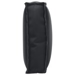 vidaXL Coussin de palette pour dossier Noir 60x40x12 cm Tissu Oxford