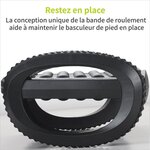 ACROPAQ - Repose Pied Bureau - Avec fonction de massage  Antidérapant  3 hauteurs réglables  Inclinaison de -30 à +30 degrés