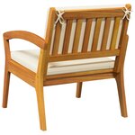 Chaises de jardin vidaXL 2 Pièces 59 5x70 5x72 5 cm En bois d'acacia massif