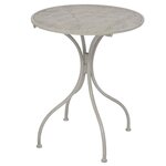 vidaXL Mobilier de bistro 3 Pièces Acier Gris