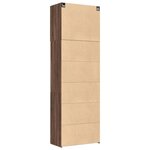 vidaXL Buffet haut chêne marron 80x42 5x249 cm bois d'ingénierie
