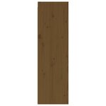 vidaXL Armoires murales 2 Pièces Marron miel 30x30x100 cm Pin massif