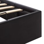 vidaXL Cadre de lit avec rangement hydraulique Similicuir 180x200 cm