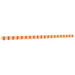 vidaXL Tissu de remplacement de cantonnière d’auvent jaune orange 5 m