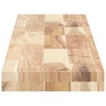 vidaXL Étagères flottantes 2 Pièces 120x20x4 cm acacia massif non traité