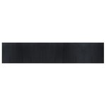 vidaXL Tapis rectangulaire noir 100x500 cm bambou