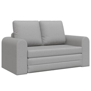vidaXL Canapé Lit 2-en-1 Gris Nuage 148x71x83 cm Tissu
