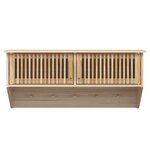 vidaXL Armoire murale et crochets 80x24x35 5 cm bois d'ingénierie