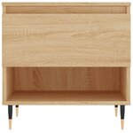 vidaXL Tables basses 2 Pièces chêne sonoma 50x46x50 cm bois d'ingénierie