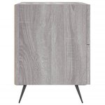 vidaXL Tables de chevet 2 Pièces sonoma gris 40x35x47 5 cm