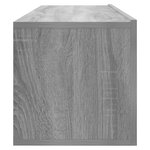 vidaXL Armoire murale TV Sonoma gris 100x30x30 cm Bois d'ingénierie