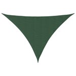 vidaXL Voile de parasol tissu oxford triangulaire 3x4x5 m vert foncé
