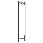 vidaXL Cloison de séparation 5 panneaux Blanc 200x200 cm Tissu