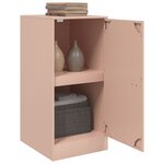 vidaXL Buffet rose 34 5x39x73 cm acier