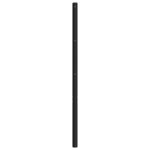 vidaXL Tête de lit métal noir 80 cm