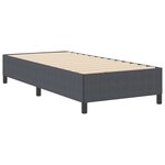 vidaXL Cadre de lit gris foncé 80x200 cm tissu côtelé