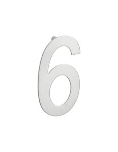 THIRARD - Chiffre 6 à visser  inox  H.100mm