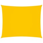 vidaXL Voile de parasol Tissu Oxford rectangulaire 6x7 m Jaune