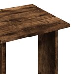 vidaXL Garde-robe avec roues chêne fumé 102x38x110cm bois d'ingénierie