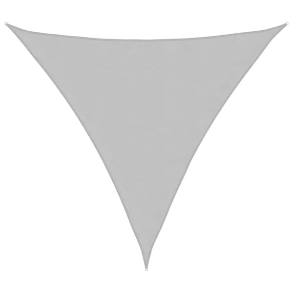 vidaXL Voile d'ombrage gris clair 4 5x4 5x4 5 m 100  polyester oxford
