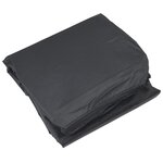 vidaXL Housse de chauffage en forme de pyramide noir 86x47x241 cm
