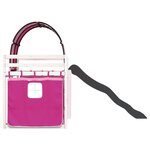 vidaXL Lit superposé avec toboggan et rideaux rose 90x200 cm