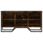 vidaXL Armoire à chaussures chêne fumé 90x38x45 5 cm bois d'ingénierie