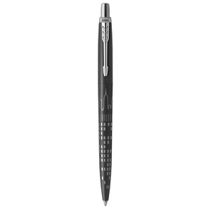 Parker Stylo bille Jotter Edition Spéciale New York  corps satin noir  motif tours NYC  pointe moyenne  encre bleue  coffret cadeau