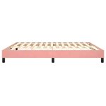 vidaXL Cadre de lit sans matelas rose 160x200 cm velours