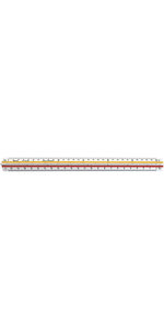 rOtring Règle triangulaire de réduction T1 pour architecte