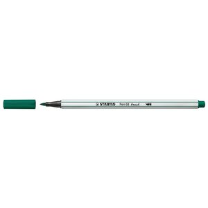 Feutre pen 68 brush pointe pinceau vert pin stabilo